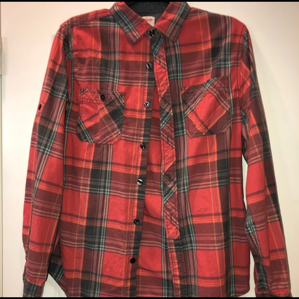 Mens small Mossimo button down long sleeve shirt